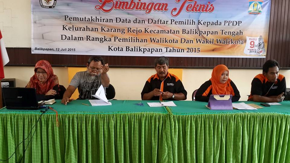 Bimtek Pemutakhiran Daftar Pemilih bagi PPDP