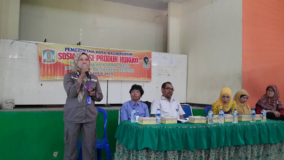 Sosialisasi Produk Hukum Daerah Kota Balikpapan Tahun 2015