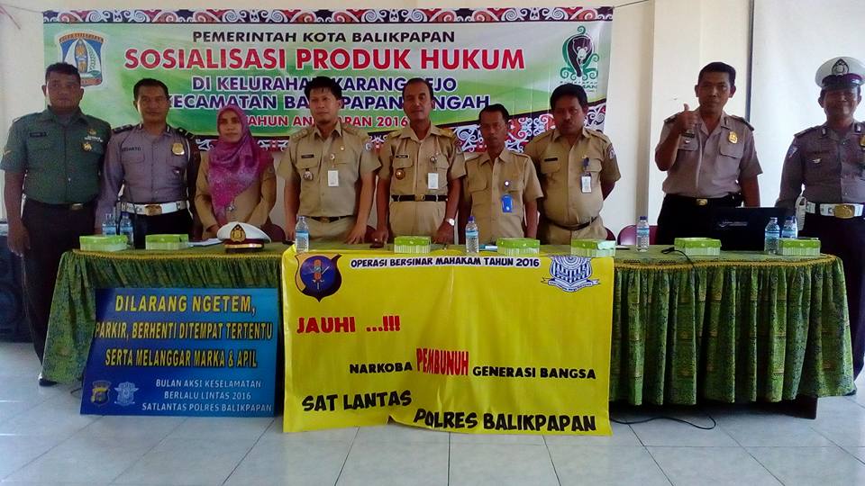 Sosialisasi Produk Hukum Tahun 2016